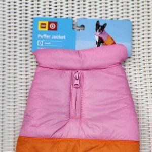 Dog Puffer Jacket new with tags size small